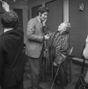 Październik 1970, Warszawa, Polska.
Garrick Ohlsson - laureat I nagrody VIII Międzynarodowego Konkursu Pianistycznego im. Fryderyka Chopina w Warszawie z Nadią Boulanger.
Fot. Bogdan Łopieński, zbiory Ośrodka KARTA