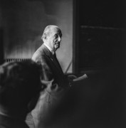 Lata 60., Polska.
Hugo Steinhaus - matematyk, współtwórca lwowskiej szkoły matematycznej.
Fot. Bogdan Łopieński, zbiory Ośrodka KARTA