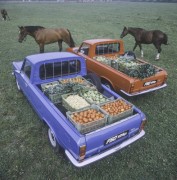 Lata 70.-80., Polska.
Fotografia reklamowa Polskiego Fiata 125p w wersji Pick-up.
Fot. Bogdan Łopieński, zbiory Ośrodka KARTA
