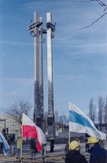 Grudzień 1980, Gdańsk, woj. gdańskie, Polska.
Pomnik Poległych Stoczniowców 1970.
Fot. Bogdan Łopieński, zbiory Ośrodka KARTA