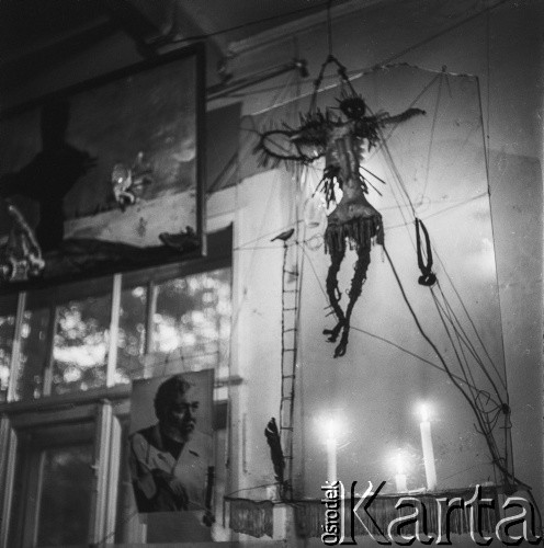 Ok. 1965, Zakopane, woj. krakowskie, Polska.
Pracownia Władysława Hasiora.
Fot. Bogdan Łopieński, zbiory Ośrodka KARTA