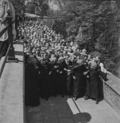 Sierpień 1966, Częstochowa, woj. katowickie, Polska.
Obchody rocznicy 1000-lecia chrztu Polski.
Fot. Bogdan Łopieński, zbiory Ośrodka KARTA