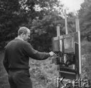 28.08-17.09.1965, Osieki, Polska.
III Plener Koszaliński. Międzynarodowe Spotkanie Artystów i Teoretyków Sztuki.
Fot. Bogdan Łopieński, zbiory Ośrodka KARTA