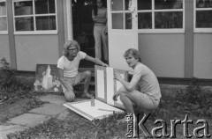 28.08-17.09.1965, Osieki, Polska.
III Plener Koszaliński. Międzynarodowe Spotkanie Artystów i Teoretyków Sztuki.
Fot. Bogdan Łopieński, zbiory Ośrodka KARTA