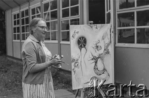 28.08-17.09.1965, Osieki, Polska.
III Plener Koszaliński. Międzynarodowe Spotkanie Artystów i Teoretyków Sztuki.
Fot. Bogdan Łopieński, zbiory Ośrodka KARTA