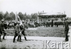 14.06.1939, Stalowa Wola, Polska.
Centralny Okręg Przemysłowy. Uroczyste otwarcie huty w Stalowej Woli z udziałem prezydenta Ignacego Mościckiego i wicepremiera Eugeniusza Kwiatkowskiego.
Fot. zbiory Ośrodka KARTA, Pogotowie Archiwalne [PA_028], przekazał Michał Nieronow