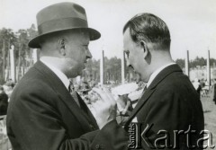 14.06.1939, Stalowa Wola, Polska.
Centralny Okręg Przemysłowy. Uroczyste otwarcie huty w Stalowej Woli z udziałem prezydenta Ignacego Mościckiego i wicepremiera Eugeniusza Kwiatkowskiego.
Fot. zbiory Ośrodka KARTA, Pogotowie Archiwalne [PA_028], przekazał Michał Nieronow  
