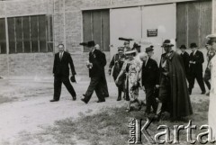 14.06.1939, Stalowa Wola, Polska.
Centralny Okręg Przemysłowy. Uroczyste otwarcie huty w Stalowej Woli z udziałem prezydenta Ignacego Mościckiego i wicepremiera Eugeniusza Kwiatkowskiego.
Fot. zbiory Ośrodka KARTA, Pogotowie Archiwalne [PA_028], przekazał Michał Nieronow  

