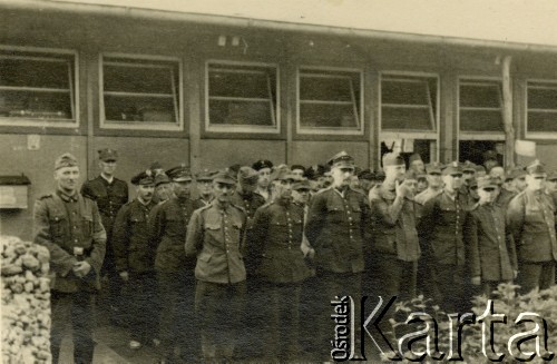 1941, Dorsten, III Rzesza Niemiecka.
Obóz jeniecki oficerów Wojska Polskiego. Apel w obozie. 
Fot. zbiory Ośrodka KARTA, Pogotowie Archiwalne [PA_024], przekazali Dorota i Tomasz Wojciechowscy