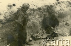 1941-1942, Dorsten, III Rzesza Niemiecka.
Obóz jeniecki oficerów Wojska Polskiego. Podpis oryginalny: 