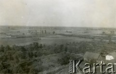 1929, okolice Nieszawy, Polska.
Panorama wsi.
Fot. zbiory Ośrodka KARTA, Pogotowie Archiwalne [PA_06], udostępnił Mirosław Glaser