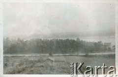 1929, okolice Nieszawy, Polska.
Panorama wsi.
Fot. zbiory Ośrodka KARTA, Pogotowie Archiwalne [PA_06], udostępnił Mirosław Glaser