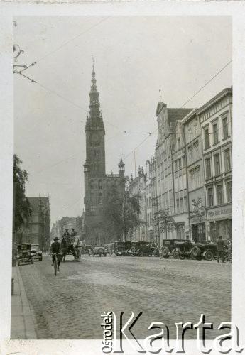 1929, Gdańsk, Polska.
Długi Targ w Gdańsku.
Fot. zbiory Ośrodka KARTA, Pogotowie Archiwalne [PA_06], udostępnił Mirosław Glaser