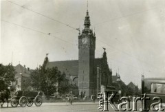 Sierpień 1929, Gdańsk, Polska.
Dworzec kolejowy przy ulicy Podwale Grodzkie w centrum miasta. 
Fot. zbiory Ośrodka KARTA, Pogotowie Archiwalne [PA_06], udostępnił Mirosław Glaser