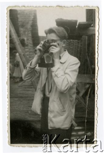 Maj 1960, Biskupin, Polska.
Muzeum Archeologiczne w Biskupinie.
Fot. zbiory Ośrodka KARTA, Pogotowie Archiwalne [PA_06], udostępnił Mirosław Glaser
