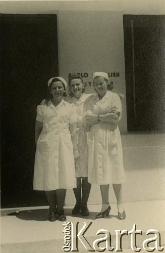 20.04.1944, Tel-Aviv, Palestyna.
Zakończenie kursu administracji dla oficerów 2 Korpusu Polskiego, na zdjęciu panie obsługujące stoły.
Fot. NN, zbiory Ośrodka KARTA, Pogotowie Archiwalne [PA_033], udostępnił Piotr Balcer