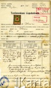 18.05.1918, Galicja, Austro-Węgry.
Metryka ślubu Moniki i Anastazego Lipińskich.
Fot. NN, zbiory Ośrodka KARTA, Pogotowie Archiwalne [PA_033], udostępnił Piotr Balcer
