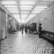 16.02.1981, Warszawa, Polska.
Strajk studentów Akademii Medycznej w sprawie rejestracji Niezależnego Zrzeszenia Studentów. 
Fot. Adam Szymański, zbiory Ośrodka KARTA, kolekcję zdjęć przekazał Adam Szymański