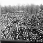 25.04.1981, Warszawa, Polska.
Uroczystość poświęcenia sztandaru NSZZ 