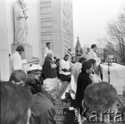 25.04.1981, Warszawa, Polska.
Uroczystość poświęcenia sztandaru NSZZ 