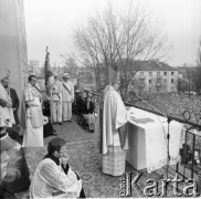 25.04.1981, Warszawa, Polska.
Uroczystość poświęcenia sztandaru NSZZ 