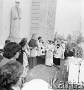 25.04.1981, Warszawa, Polska.
Uroczystość poświęcenia sztandaru NSZZ 