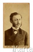 1867-1893, Kraków, Austro-Węgry.
Portret hrabiego W. Bobrowskiego.
Fot. Awit Szubert, zbiory Ośrodka KARTA, Pogotowie Archiwalne [PAF_002], udostępnił Kazimierz Dorant