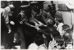 16-18.05.1989, Kraków, Polska.
Manifestacja niezależna, zorganizowana przez młodych, radykalnych członków NZS, KPN, FMW i Akcji Studenckiej WiP - m.in. przeciwko obecności wojsk radzieckich w Polsce. W trakcie manifestacji zablokowano na krótko konsulat ZSRR, miały też miejsce ostre starcia pod Komitetem Wojewódzkim PZPR. Na zdjęciu pieczątka 