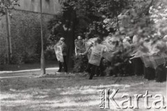 16-18.05.1989, Kraków, Polska.
Manifestacja niezależna, zorganizowana przez młodych, radykalnych członków NZS, KPN, FMW i Akcji Studenckiej WiP - m.in. przeciwko obecności wojsk radzieckich w Polsce. W trakcie manifestacji zablokowano na krótko konsulat ZSRR, miały też miejsce ostre starcia pod Komitetem Wojewódzkim PZPR. Na zdjęciu pieczątka 