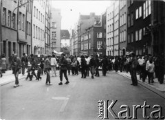 1.05.1989, Gdańsk, Polska.
Manifestacja z udziałem Federacji Młodzieży Walczącej.
Fot. NN, Archiwum Federacji Młodzieży Walczącej, zbiory Ośrodka KARTA