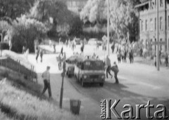 1.05.1989, Gdańsk, Polska.
Zamieszki na ulicy po manifestacji.
Fot. NN, Archiwum Federacji Młodzieży Walczącej, zbiory Ośrodka KARTA