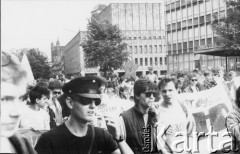 1.06.1989, Gdańsk, Polska.
Happening Federacji Młodzieży Walczącej pod hasłem: 