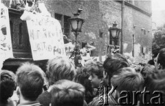 1.06.1989, Gdańsk, Polska.
Happening Federacji Młodzieży Walczącej pod hasłem: 