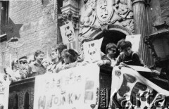 1.06.1989, Gdańsk, Polska.
Happening Federacji Młodzieży Walczącej pod hasłem: 