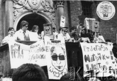 1.06.1989, Gdańsk, Polska.
Happening Federacji Młodzieży Walczącej pod hasłem: 