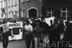 1.06.1989, Gdańsk, Polska.
Happening Federacji Młodzieży Walczącej pod hasłem: 
