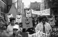 1.06.1989, Gdańsk, Polska.
Happening Federacji Młodzieży Walczącej pod hasłem: 