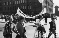 3.05.1990, Gdańsk, Polska.
Manifestacja NSZZ 