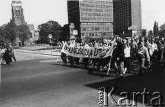 3.05.1990, Gdańsk, Polska.
Manifestacja NSZZ 