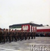 22.07.1978, Warszawa, Polska.
Uroczyste obchody Święta Odrodzenia Polski na pl. Zwycięstwa (ob. pl. Piłsudskiego). 
Fot. Edward Grochowicz, zbiory Ośrodka KARTA