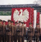 22.07.1978, Warszawa, Polska.
Uroczyste obchody Święta Odrodzenia Polski na pl. Zwycięstwa (ob. pl. Piłsudskiego). 
Fot. Edward Grochowicz, zbiory Ośrodka KARTA