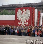 22.07.1978, Warszawa, Polska.
Uroczyste obchody Święta Odrodzenia Polski na pl. Zwycięstwa (ob. pl. Piłsudskiego). 
Fot. Edward Grochowicz, zbiory Ośrodka KARTA