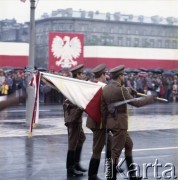 9.05.1979, Warszawa, Polska.
Obchody Dnia Zwycięstwa na pl. Zwycięstwa (ob. pl. Józefa Piłsudskiego).
Fot. Edward Grochowicz, zbiory Ośrodka KARTA