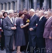 1.08.1979, Warszawa, Polska.
Odsłonięcie pomnika Powstańców Warszawy wg. projektu Andrzeja Domańskiego na pl. Powstańców Warszawy.
Fot. Edward Grochowicz, zbiory Ośrodka KARTA