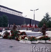 1.08.1979, Warszawa, Polska.
Odsłonięcie pomnika Powstańców Warszawy wg. projektu Andrzeja Domańskiego na pl. Powstańców Warszawy.
Fot. Edward Grochowicz, zbiory Ośrodka KARTA