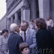 1.08.1979, Warszawa, Polska.
Odsłonięcie pomnika Powstańców Warszawy wg. projektu Andrzeja Domańskiego na pl. Powstańców Warszawy.
Fot. Edward Grochowicz, zbiory Ośrodka KARTA