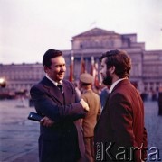 1.08.1979, Warszawa, Polska.
Uroczystości w 35. rocznicę wybuchu powstania warszawskiego pod pomnikiem Bohaterów Warszawy na pl. Teatralnym.
Fot. Edward Grochowicz, zbiory Ośrodka KARTA