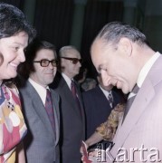 22.07.1978, Warszawa, Polska.
Uroczystość w siedzibie Urzędu Dzielnicy Warszawa-Śródmieście z okazji obchodów Święta Odrodzenia Polski. Wręczanie odznaczeń.
Fot. Edward Grochowicz, zbiory Ośrodka KARTA