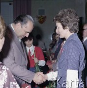 22.07.1978, Warszawa, Polska.
Uroczystość w siedzibie Urzędu Dzielnicy Warszawa-Śródmieście z okazji obchodów Święta Odrodzenia Polski. Wręczanie odznaczeń.
Fot. Edward Grochowicz, zbiory Ośrodka KARTA