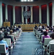 22.07.1978, Warszawa, Polska.
Uroczystość w siedzibie Urzędu Dzielnicy Warszawa-Śródmieście z okazji obchodów Święta Odrodzenia Polski.
Fot. Edward Grochowicz, zbiory Ośrodka KARTA